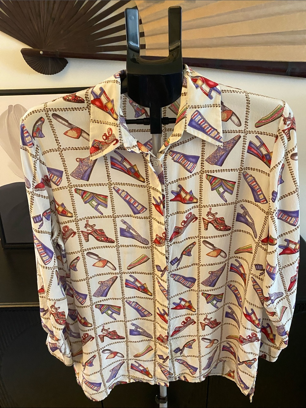 Vintage 90’s Tango Shoes 100% Silk Top